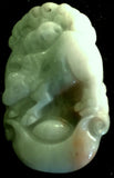 Natural Jadeite Celadon Green Jade Tablet/Pendant (7115)