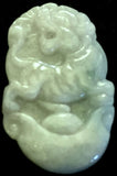 Natural Jadeite Light Green Jade Tablets/Pendants (7160)