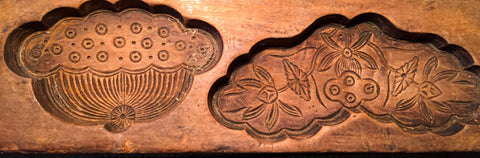 Antique Hand Carved Wooden Candy/Cookie/Cake Mold (7274), Circa Late of 1800