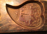 Antique Hand Carved Wooden Candy/Cookie/Cake Mold (7280), Circa Late of 1800