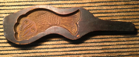 Antique Hand Carved Wooden Candy/Cookie/Cake Mold (7375), Circa Late of 1800