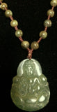 Natural Jadeite Untreated Green Jade Necklace (8117)