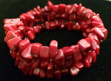 Handmade Red Coral Bracelet (8125)