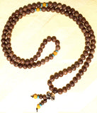 Handmade Wenge Mala Bracelet/Necklace (8307), 108 Beads