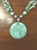 Handmade Turquoise Necklace (8309)