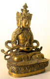 Vintage Gold Gilt Bronze Buddha Statue (8516)