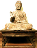 Buddha Statue, Wood Sculpture with Gesso/Gold Leaf (9999),Ming Dynasty