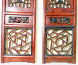 Antique Chinese Screen Panels (3238) (Pair) Cunninghamia wood, Circa 1800-1849