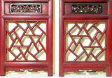 Antique Chinese Screen Panels (3248) (Pair) Cunninghamia wood, Circa 1800-1849